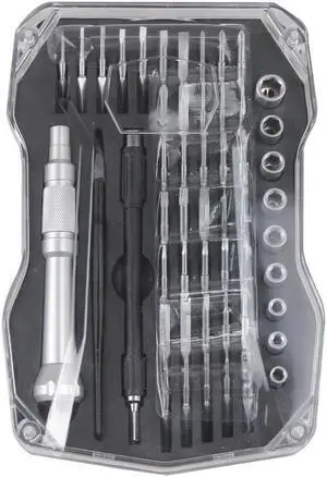 52 in 1 Mini Precision Screwdriver Set Electronics Watch Repair Kit Stainless Steel Magnetic Screwdriver Steel Repair Tool