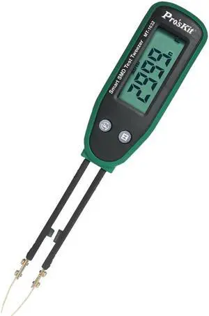 Po'sKit MT-1632 Detection SMD Components Resistor Capacitor Tester Removable Head Tweezers Patch Diode Test Clip LED Resistance Meters