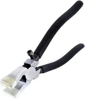 1PCS Glass Pliers Flat Nose Pliers High Carbon Steel Glass Break Plier With Adjustable Screw Running Plier Hand Tools