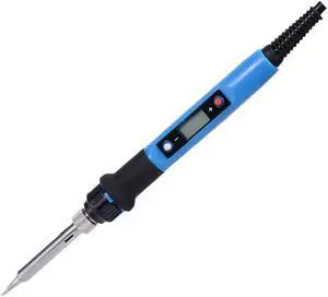 LCD Digital Display Thermostat Electric Iron 80W High Power Soldering Iron Internal Heating Welding Tool - 220V