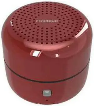 FineBlue MK-18 Mini Speaker Metal Bluetooth Speaker Mega Bass Ture Wireless Stereo Music Portable Loudspeaker Waterpoof (Red)
