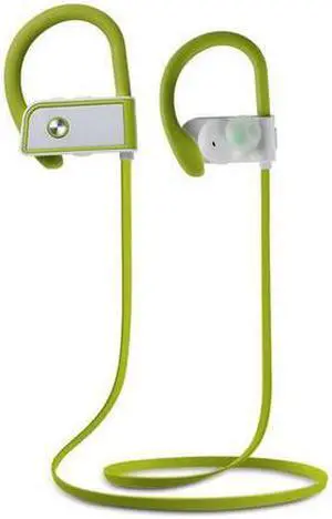 Fineblue FA80 Wireless Bluetooth earphone Stereo Bass Music Earphone Handsfree With Mic Neckband waterproof IPX-5 Sports Stereo (Green)