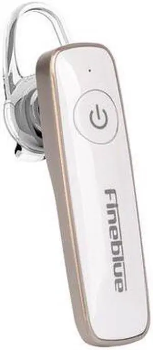 FineBlue F515 Wireless in-ear earphone Bluetooth V4.1 Headset Noise Reduction hands free Sports Earphone for smart phone (White)