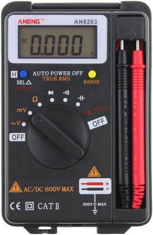 ANENG AN8203 Mini Digital Multimeter 4000counts True Rms Digital Multimeter Tester Voltmeter Battery Tester Multimetro Tester