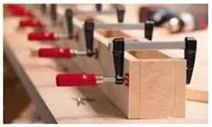 BESSEY LM2.004 4 in Clamp Wood Handle and 2 in Throat Depth