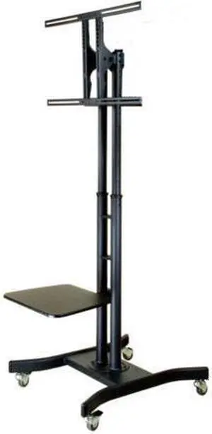 MonMount LCD-8620B Mobile TV Cart for LCD Plasma and LED TV's (Black)