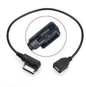Ayangyang Media In AMI MDI USB AUX Flash Drive Adapter Cable For Car VW AUDI 2014 A4 A6 Q5 Q7