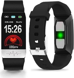 TS1 Fitness Smartwatch & Sports Tracker - Heart Rate / Body Temp Monitor / Blood Pressure/SPO2