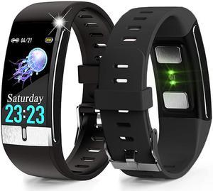 Universal Bluetooth (iOS & Android) Fitness Tracker & SmartWatch - Blood Pressure/O2/Body Temp - Electrocardiogram (ECG) - Heart Rate
