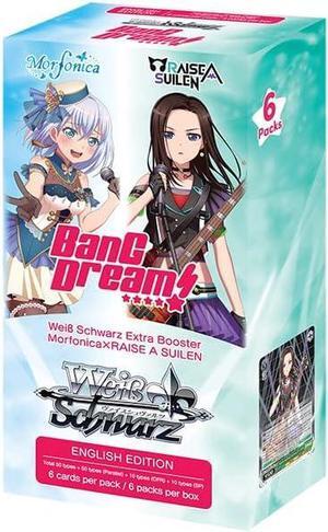 Weiss Schwarz Bang Dream! Morfonica  RAISE A SUILEN Extra Booster Box (6 Packs)