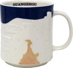 Starbucks Collector Relief Series Guangzhou Ceramic Mug, 16 Oz