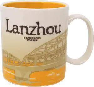 Starbucks Global Icon Series Lanzhou Ceramic Mug, 16 Oz