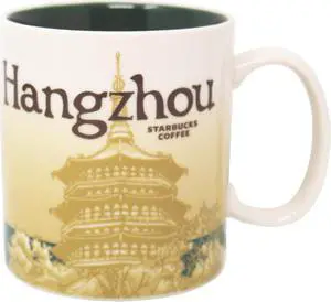 Starbucks Global Icon Series Hangzhou Ceramic Mug, 16 Oz