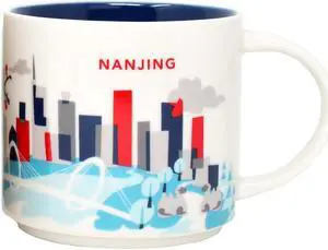 Starbucks You Are Here Series Nanjing Ceramic Mug, 14 Oz