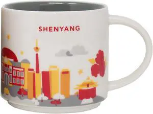 Starbucks You Are Here Series Shenyang Ceramic Mug, 14 Oz