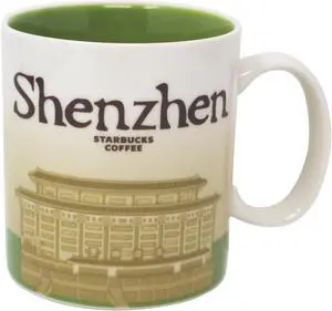 Starbucks Global Icon Series Shenzhen Ceramic Mug, 16 Oz