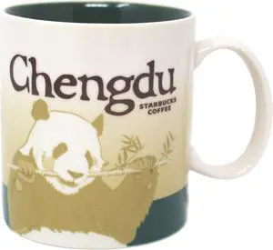 Starbucks Global Icon Series Chengdu Ceramic Mug, 16 Oz