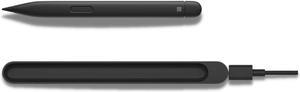 Microsoft Surface Slim Pen 2 with Charger (Matte Black) 2-in-1 Bundle
