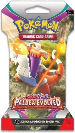 Pokemon Scarlet & Violet Paldea Evolved Sleeved Booster | Skeledirge