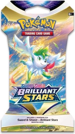 Pokemon Sword & Shield Brilliant Stars Sleeved Booster | Shaymin