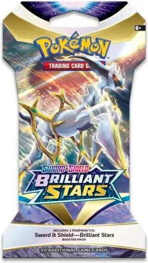 Pokemon Sword & Shield Brilliant Stars Sleeved Booster | Arceus