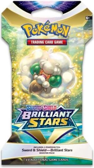 Pokemon Sword & Shield Brilliant Stars Sleeved Booster | Whimsicott