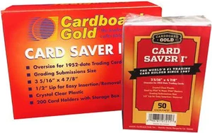 Cardboard Gold Card Saver 1 200ct Semi-rigid Card Holders -PSA Submission Size Cardboard Gold Card Saver 1 200ct Semi-rigid Card Holders -PSA Submission Size