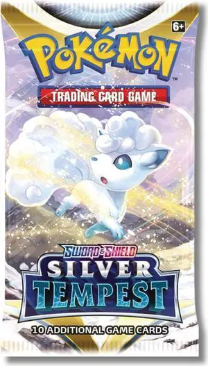 Pokemon Sword & Shield Silver Tempest Booster Pack | Alolan Vulpix
