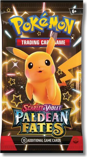 Pokemon Scarlet & Violet Paldean Fates Booster Pack | Shiny Pikachu