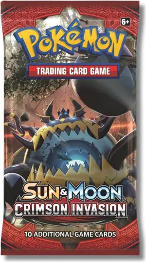Pokemon Sun & Moon Crimson Invasion Booster Pack |Guzzlord