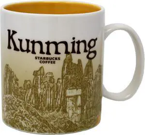 Starbucks Global Icon Series Kunming Ceramic Mug, 16 Oz