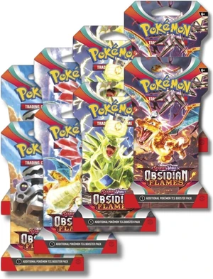 Pokemon Scarlet & Violet Obsidian Flames | 8 Sleeved Boosters Packs Pokemon Scarlet & Violet Obsidian Flames | 8 Sleeved Boosters Packs