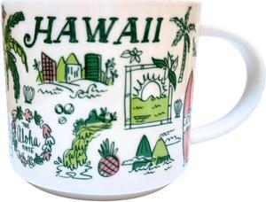 Starbucks Been There Series Hawaii Ceramic Mug, 14 Oz