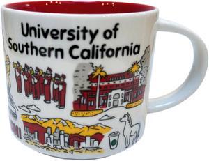Starbucks Been There Series Campus Collection University of Southern California Ceramic Mug, 14 Oz