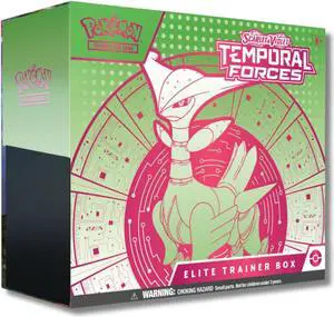 Pokemon Scarlet & Violet Temporal Forces Elite Trainer Box | Iron Leaves