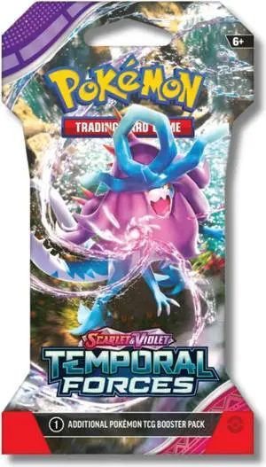 Pokemon Scarlet & Violet Temporal Forces Sleeved Booster | Walking Wake