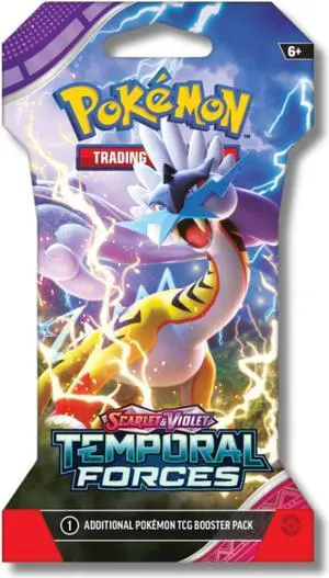 Pokemon Scarlet & Violet Temporal Forces Sleeved Booster | Raging Bolt