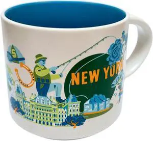 Starbucks Discovery Series New York State Ceramic Mug, 14 Oz
