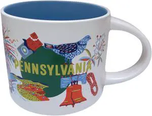 Starbucks Discovery Series Pennsylvania Ceramic Mug, 14 Oz