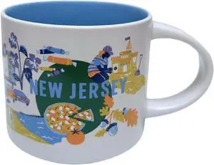 Starbucks Discovery Series New Jersey Ceramic Mug, 14 Oz