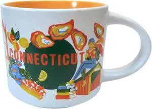 Starbucks Discovery Series Connecticut Ceramic Mug, 14 Oz