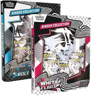 Pokemon SV10.5 Black Bolt and White Flare Binder Collections