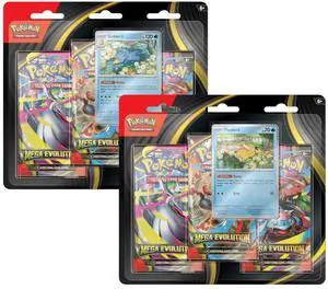 Pokemon ME1 Mega Evolution 3-Pack Blisters | Psyduck and Golduck
