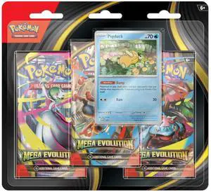Pokemon ME1 Mega Evolution 3-Pack Blister | Psyduck