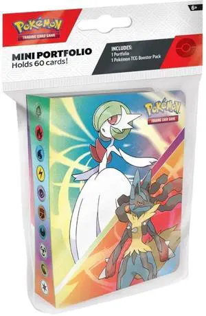 Pokemon ME1 Mega Evolution Mini Portfolio | Gardevoir & Lucario