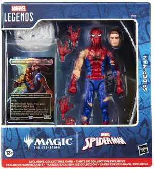 Marvel Legends Series Magic: The Gathering Battle-Damaged Spider-Man 6-Inch Action Figure Marvel Legends Series Magic: The Gathering Battle-Damaged Spider-Man 6-Inch Action Figure