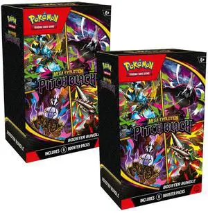 Pokemon ME5 Mega Evolution Pitch Black Booster Bundles (2-Pack) Pokemon ME5 Mega Evolution Pitch Black Booster Bundles (2-Pack)