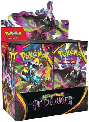 Pokemon ME5 Mega Evolution Pitch Black Booster Box Pokemon ME5 Mega Evolution Pitch Black Booster Box