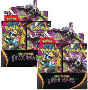 Pokemon ME5 Mega Evolution Pitch Black Booster Boxes (2-Pack) Pokemon ME5 Mega Evolution Pitch Black Booster Boxes (2-Pack)