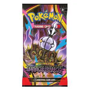 Pokemon ME5 Mega Evolution Pitch Black Booster Pack | Mega Chandelure ex Pokemon ME5 Mega Evolution Pitch Black Booster Pack | Mega Chandelure ex